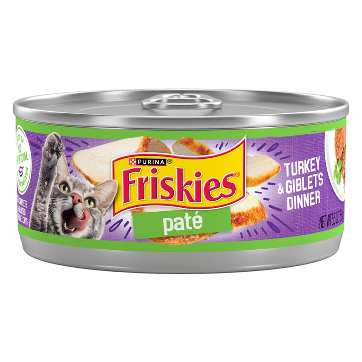 Purina Wet Cat Food Pate Turkey and Giblets Dinner - (Pack of 24) 5.5 oz. Cans