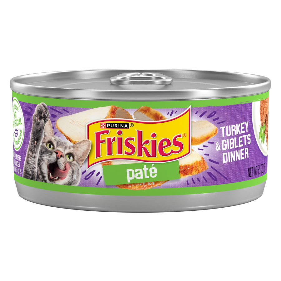 Purina Wet Cat Food Pate Turkey and Giblets Dinner - (Pack of 24) 5.5 oz. Cans