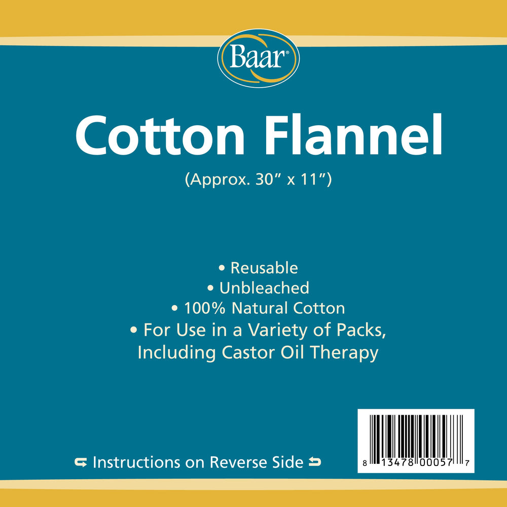 Cotton Flannel Castor Oil Pack