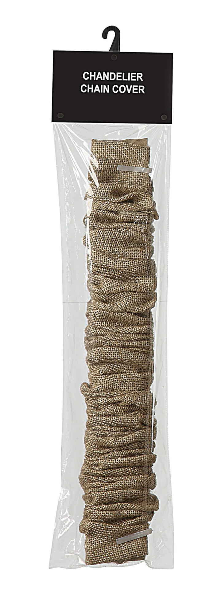 Cream Chandelier Cord Cover, Bleached Jute, 6'