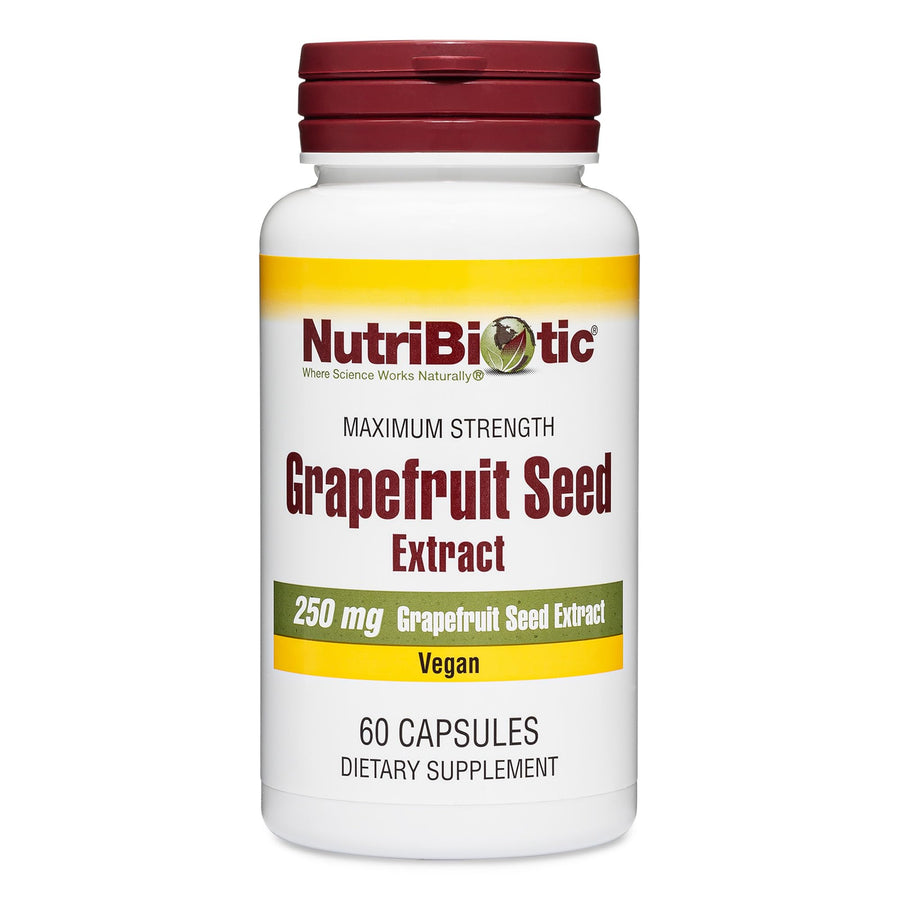 – Grapefruit Seed Extract Capsules 250 mg, 60 Count - Maximum Strength with Bioflavonoids