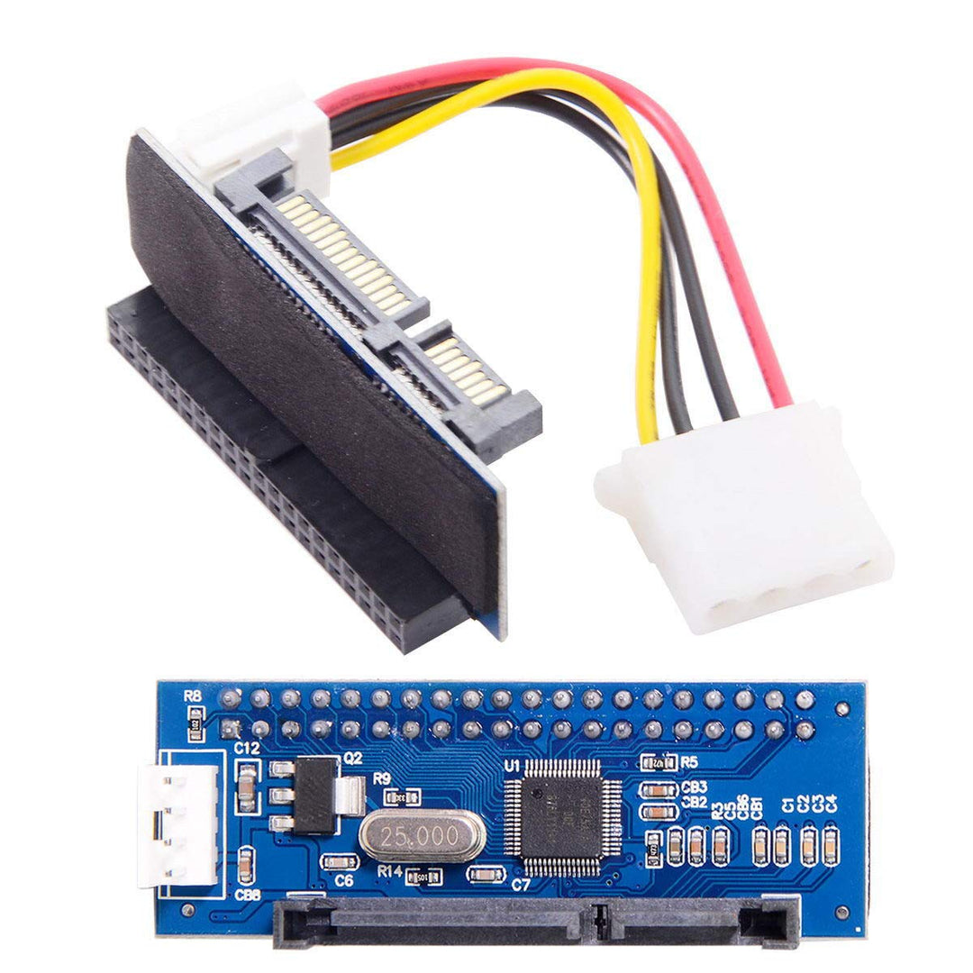 Cablecc IDE/PATA 40Pin Disk to SATA Female Converter Adapter PCBA for Desktop & 3.5 Hard Disk Drive