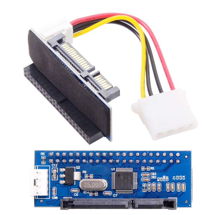 Cablecc IDE/PATA 40Pin Disk to SATA Female Converter Adapter PCBA for Desktop & 3.5 Hard Disk Drive