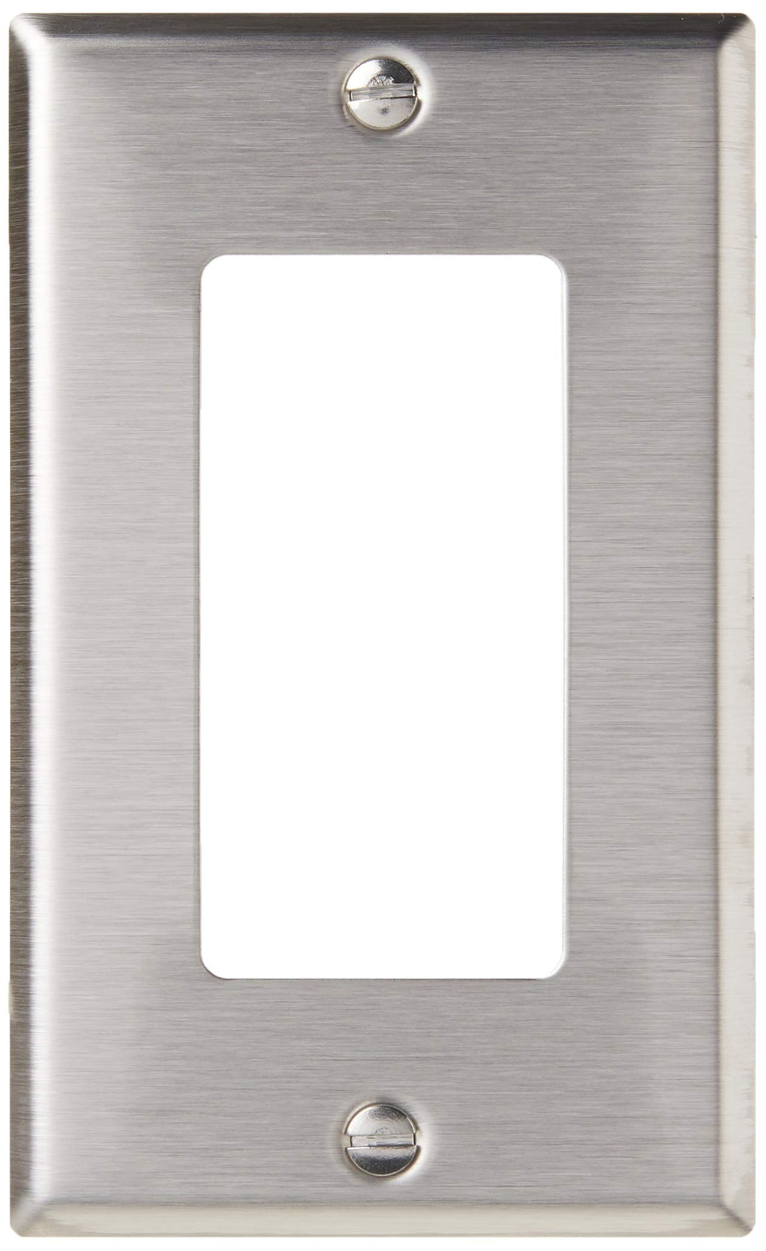 84401-40 1-Gang Decora/ GFCI Device Decora Wallplate, Device Mount, Stainless Steel.