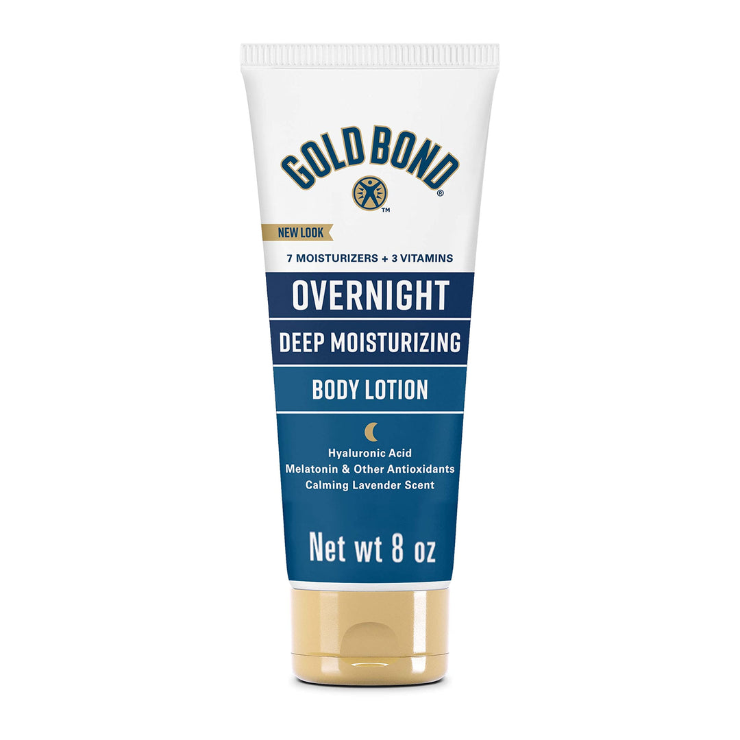 Overnight Deep Moisturizing Lotion, 8 oz., Skin Therapy Lotion With Calming Scent