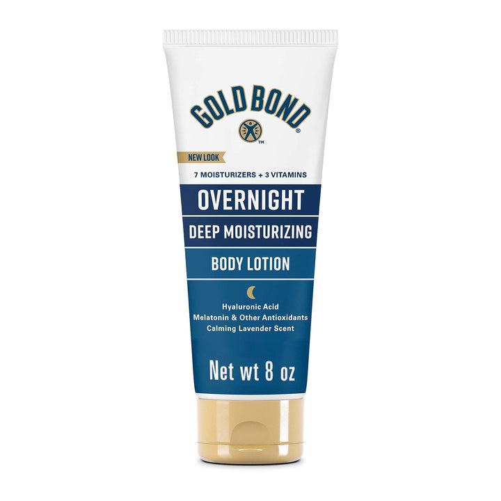 Overnight Deep Moisturizing Lotion, 8 oz., Skin Therapy Lotion With Calming Scent