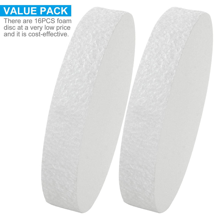 16PCS Foam Circles and Craft Foam for DIY Craft, 4 x 4 x 1 Inch Flower Foam, Floral Foam Disc Styrofoam Blocks