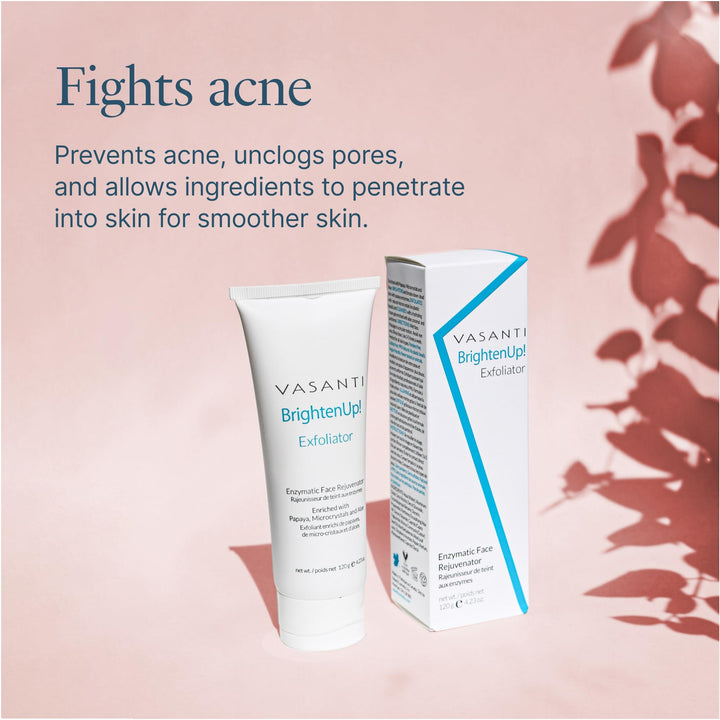 Brighten Up! Enzymatic Face Rejuvenator (20g) - Gentle Scrub Brightens Exfoliates Cleanses Skin Paraben-Free Vegan Friendly Skincare