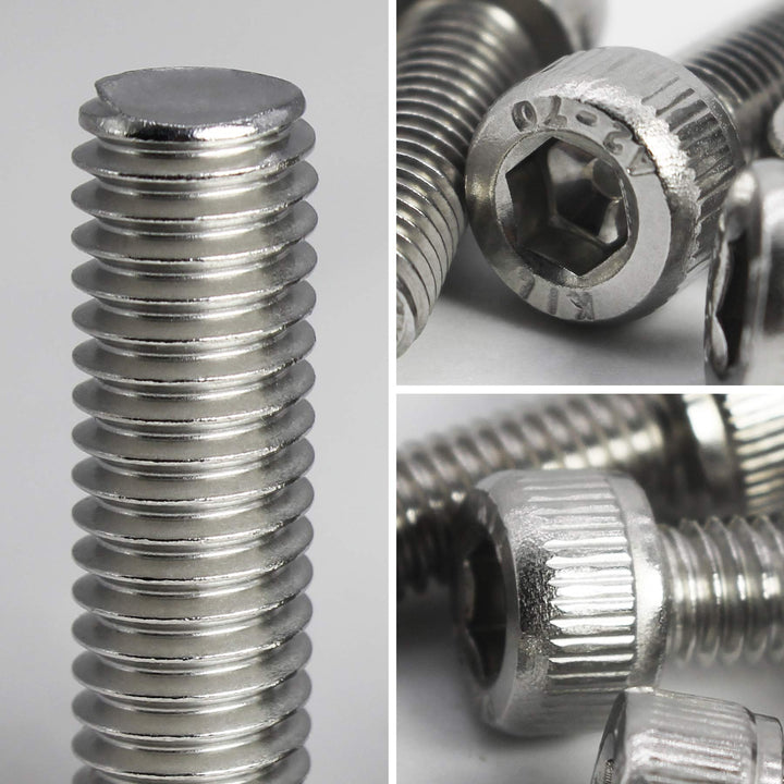 M8 x 35mm Socket Head Cap Screws Bolts Stainless Steel 304 Metric Machine Hex Socket Screw, Allen Hex Drive, Fully Thread, 20PCS
