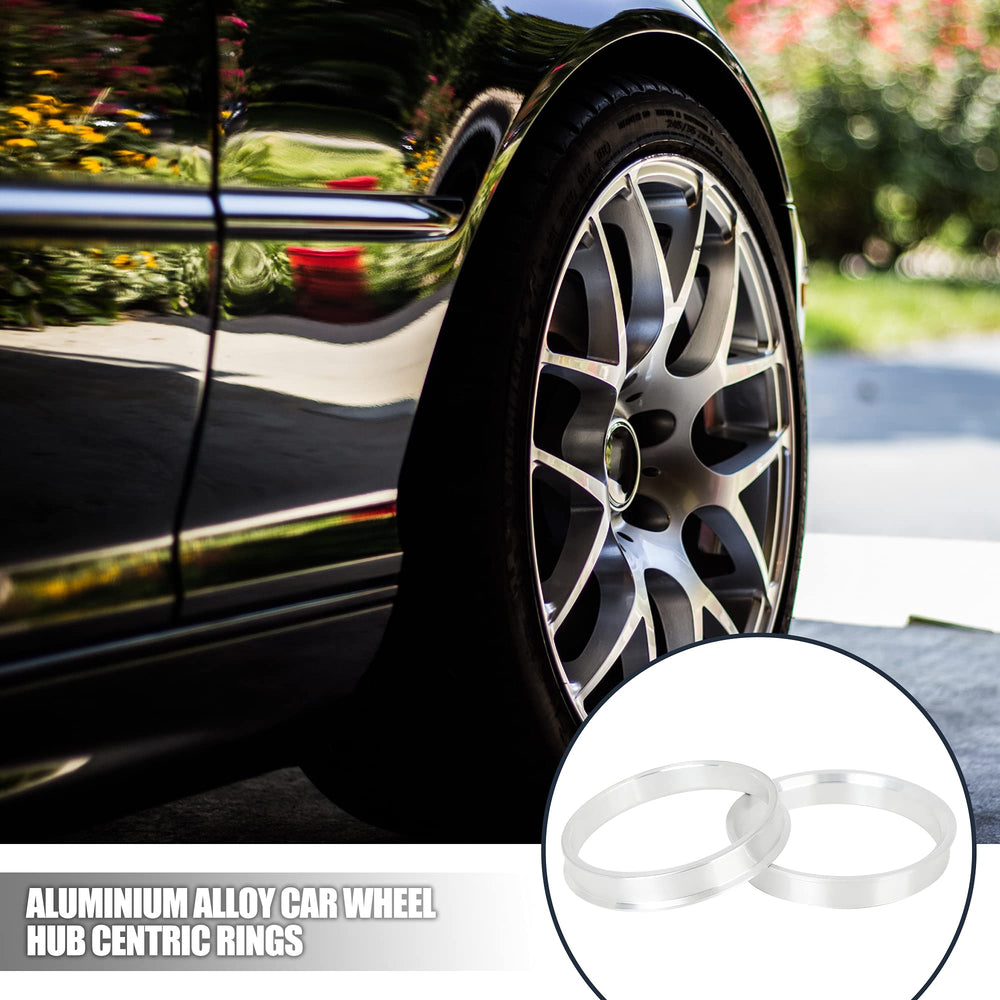 4pcs 60.1 to 54.1 mm Aluminium Alloy Car Hub Centric Rings Wheel Bore Spacer