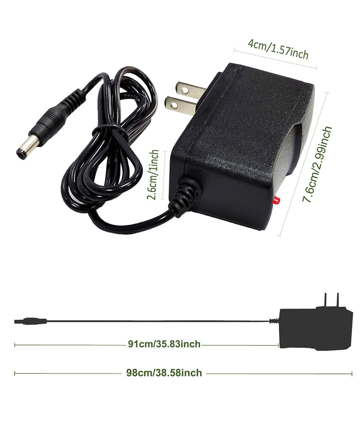 3V 1Amp Power Adapter Supply 100-240 AC to DC 3Volt 1000mA 5.5mmx 2.5mm Plug 3V 1A AC/DC Power Supply Transformer