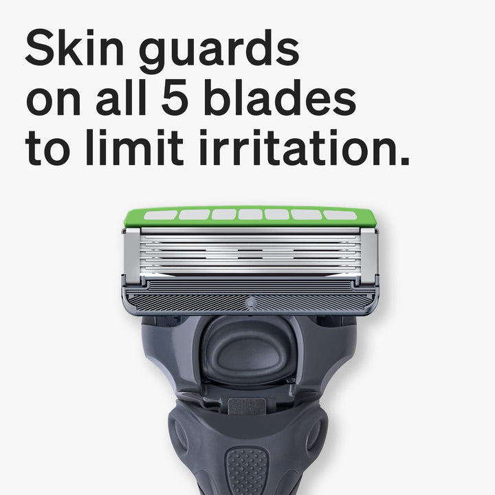 Hydro Sense Sensitive Mens Razor Blade Refill With Skin Guards, Includes 12 Razor Blades Refills
