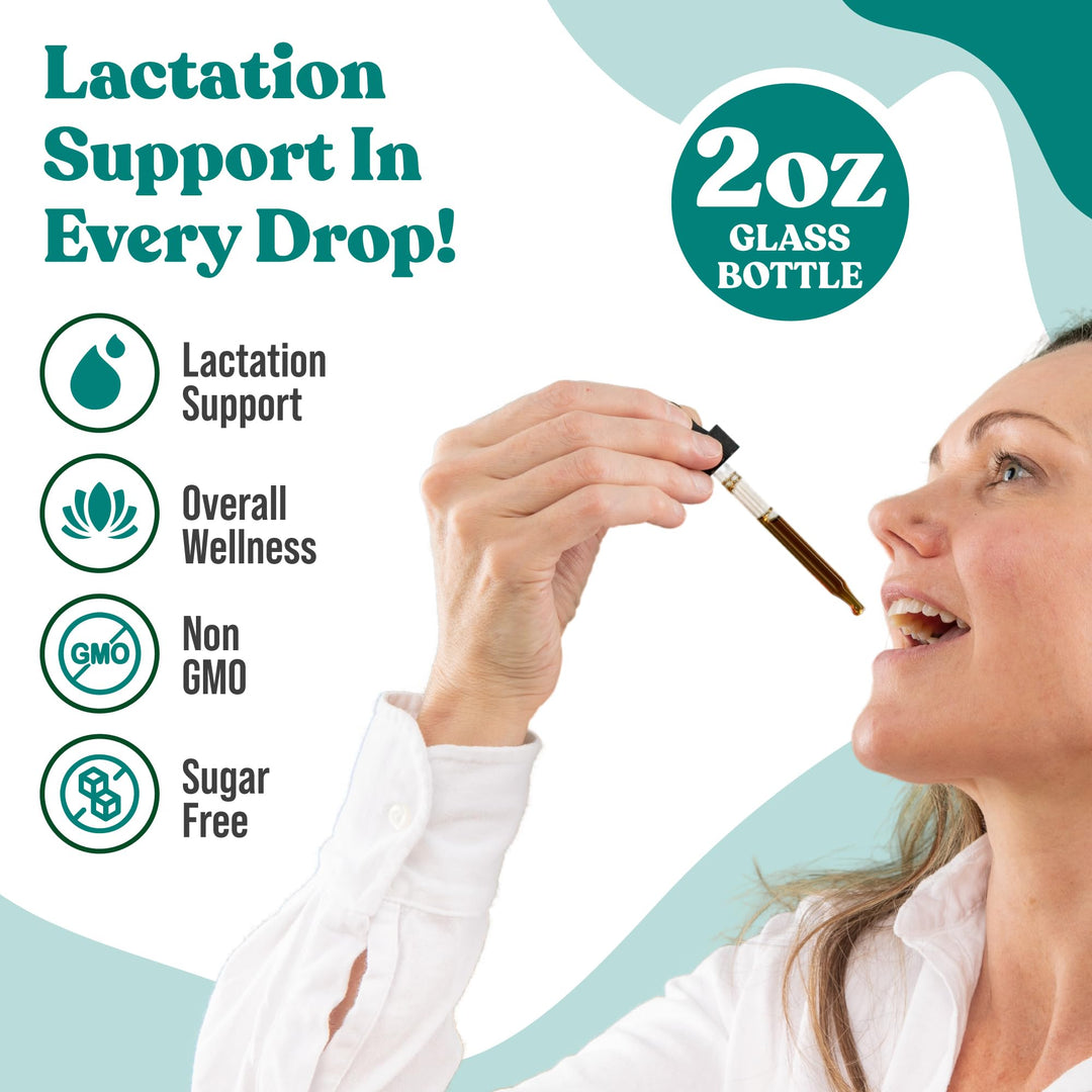 NatalNourish - Advanced Lactation Support Supplement - Liquid Delivery for Better Absorption - Fenugreek, Blessed Thistle, Anise, Fennel & More!