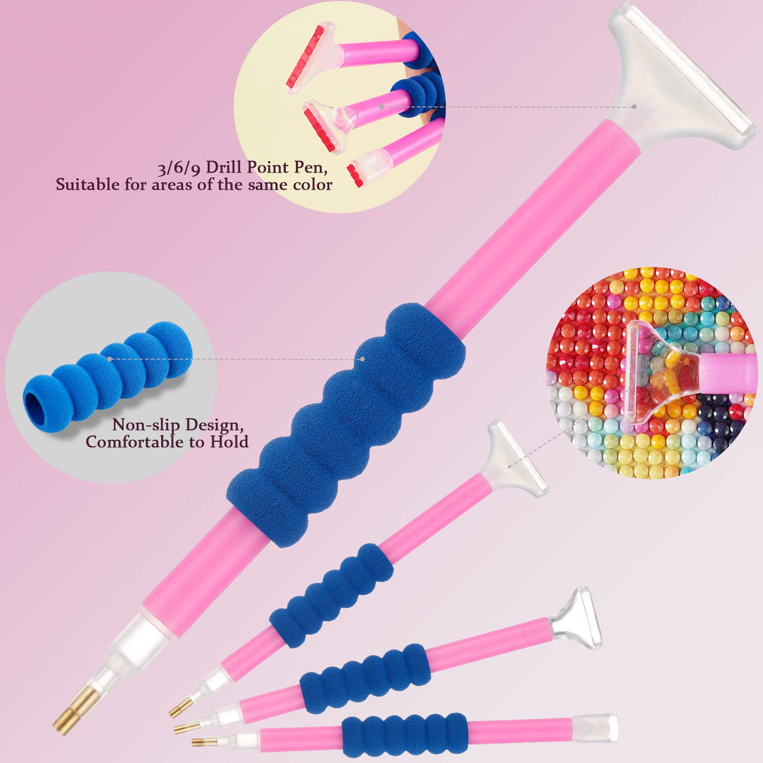 60-Slot Diamond Art Storage Case - Portable Shockproof Organizer and Accessory Box for Jewelry Beads