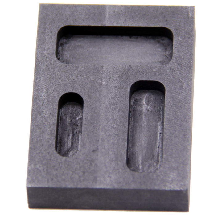 Silver Graphite Ingot Mold Crucible for Melting Casting Refining Scrap Precious Metal Jewelry, High Purity Refining Graphite, Melting Casting Mould for Gold Silver Aluminum Copper Brass Zinc