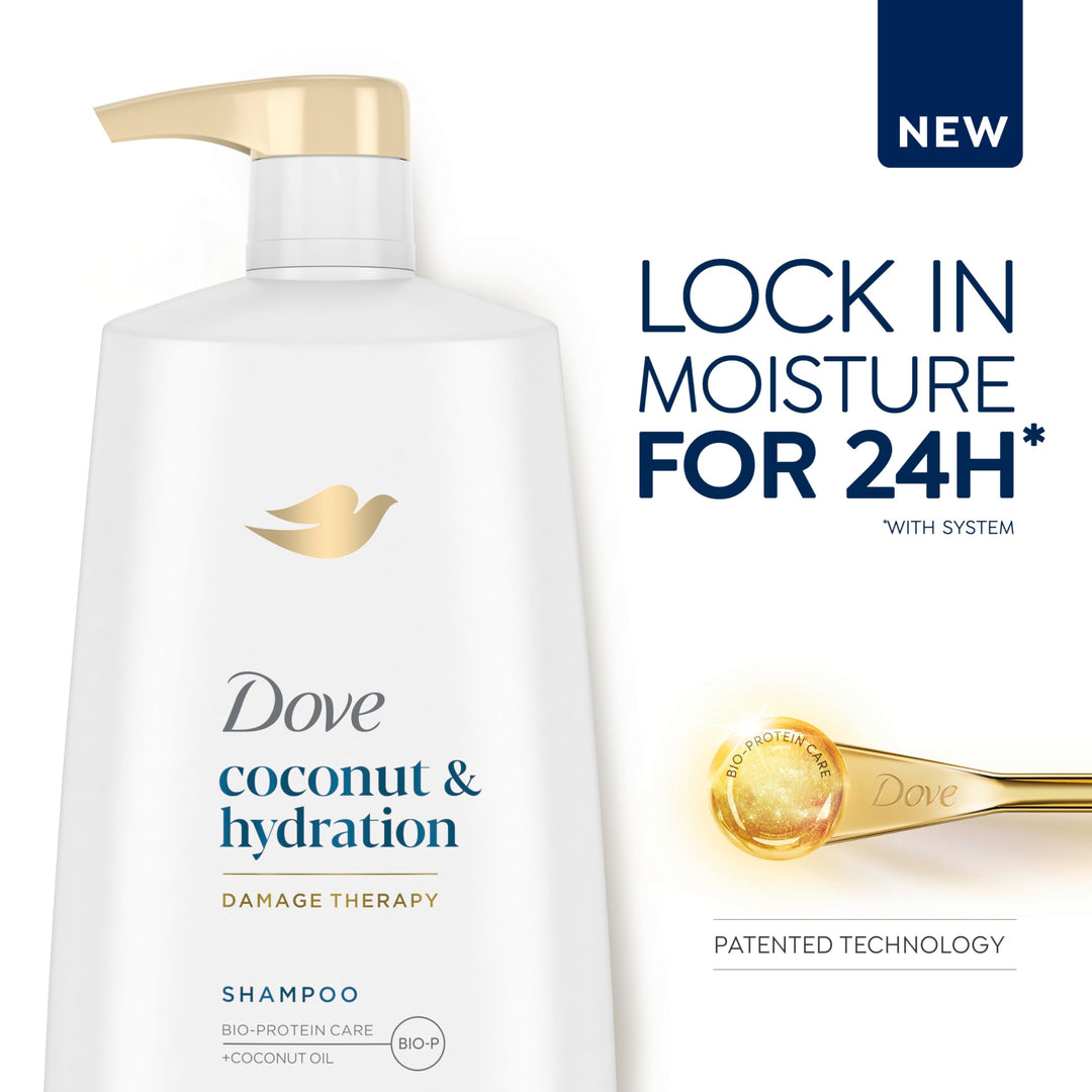 Nourishing Secrets Hydrating Shampoo with Pump for Daily Use Coconut and Hydration Dry Hair Shampoo with Refreshing Lime Scent 25.4 oz