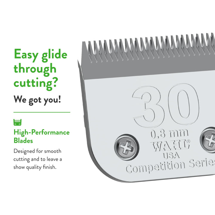 Professional Animal Competition Series Detachable Blade - 1/32-Inch Cut Length, 30# Fine (2355-100)