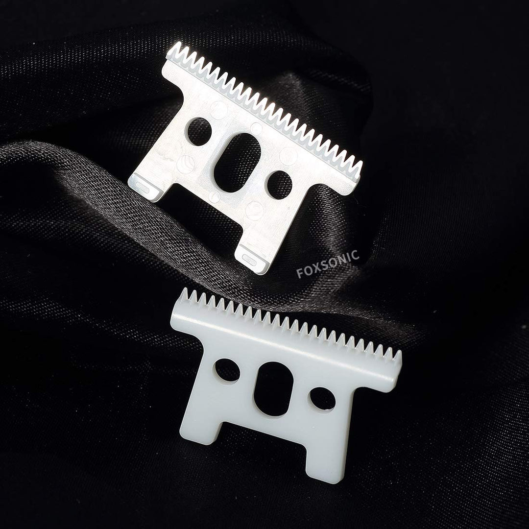 2pcs Ceramic blade for Andis D7 D8 SlimLine Pro Li choice 24 teeth with box Replacement T Blade (WHITE)