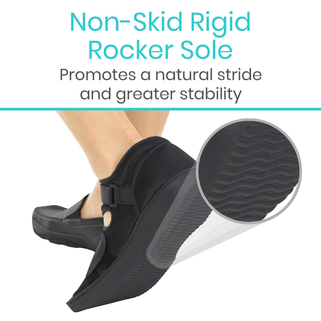 Post Op Shoe By Vive - Lightweight Post Op Boot w/ Adjustable Straps - Durable Foot Cast For Post Surgery Support - Medical Boot Reduces Swelling, Cramping, & Soreness - Vive Guarantee (X-Large)