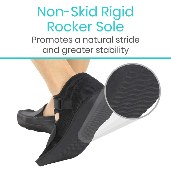 Post Op Shoe By Vive - Lightweight Post Op Boot w/ Adjustable Straps - Durable Foot Cast For Post Surgery Support - Medical Boot Reduces Swelling, Cramping, & Soreness - Vive Guarantee (X-Large)