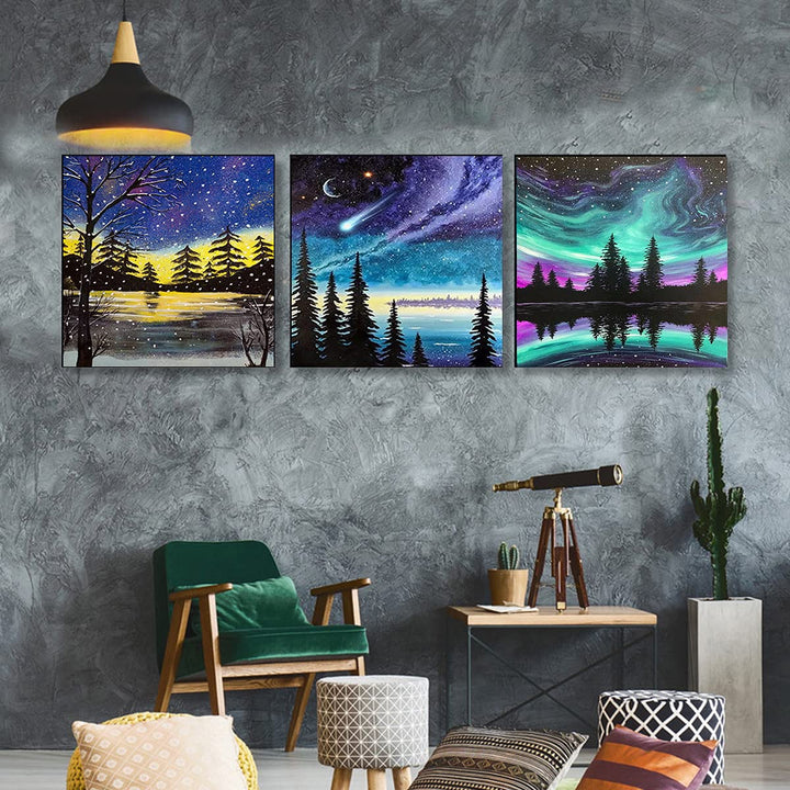 9 Pack Diamond Painting,DIY 5D Diamond Painting Kits for Adults & Kids,Diamond Art Kits for Adults Full,12x12 inch