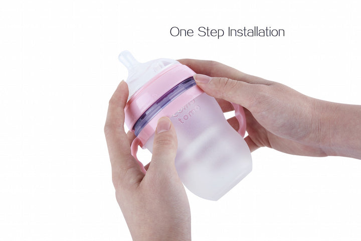 Compatible Bottle Handle for Comotomo, (Pack of 3, Pink)
