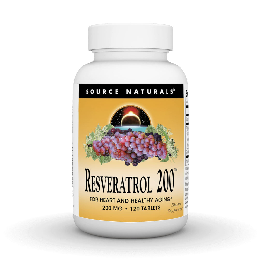Resveratrol 200 for Healthy Aging*, 200 mg - 120 Tablets