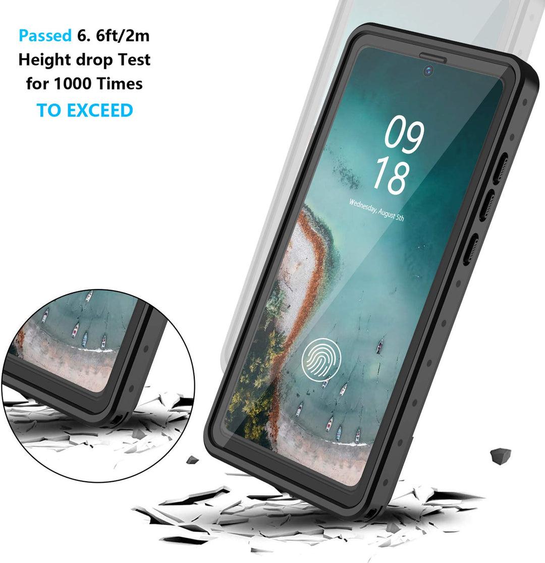 for Samsung Galaxy Note 20 Case Waterproof, Built in Screen Protector 360° Full Body Heavy Duty Protective Shockproof IP68 Underwater Case for Samsung Galaxy Note 20 6.7inch(Black)