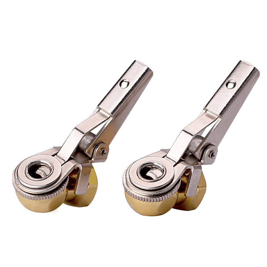 1/4 NPT Ball Foot Air Chuck with Clip, Truck Auto Car Tire Hose Tool,Clip-on Ball Foot Air Chuck, 1/4 Female Thread