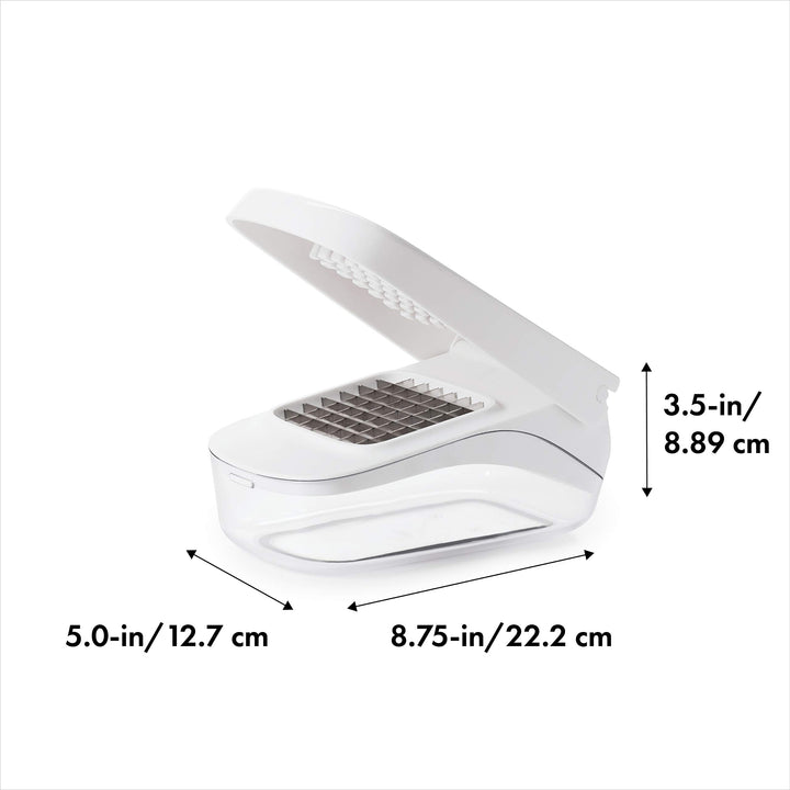 Good Grips Vegetable and Onion Chopper with Easy Pour Opening White