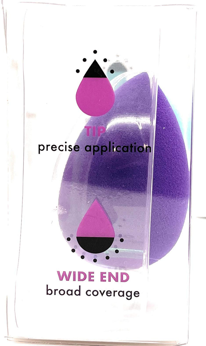 Duo make-up mint & purple blending sponges