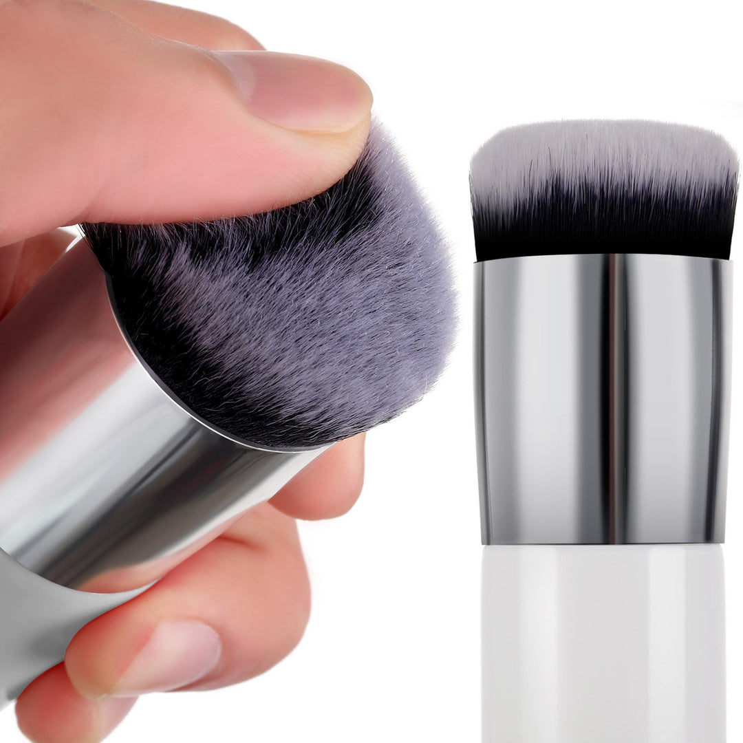 2 Pieces Foundation Brush Flat Cream Makeup Brushes Cosmetic Make-Up Brush