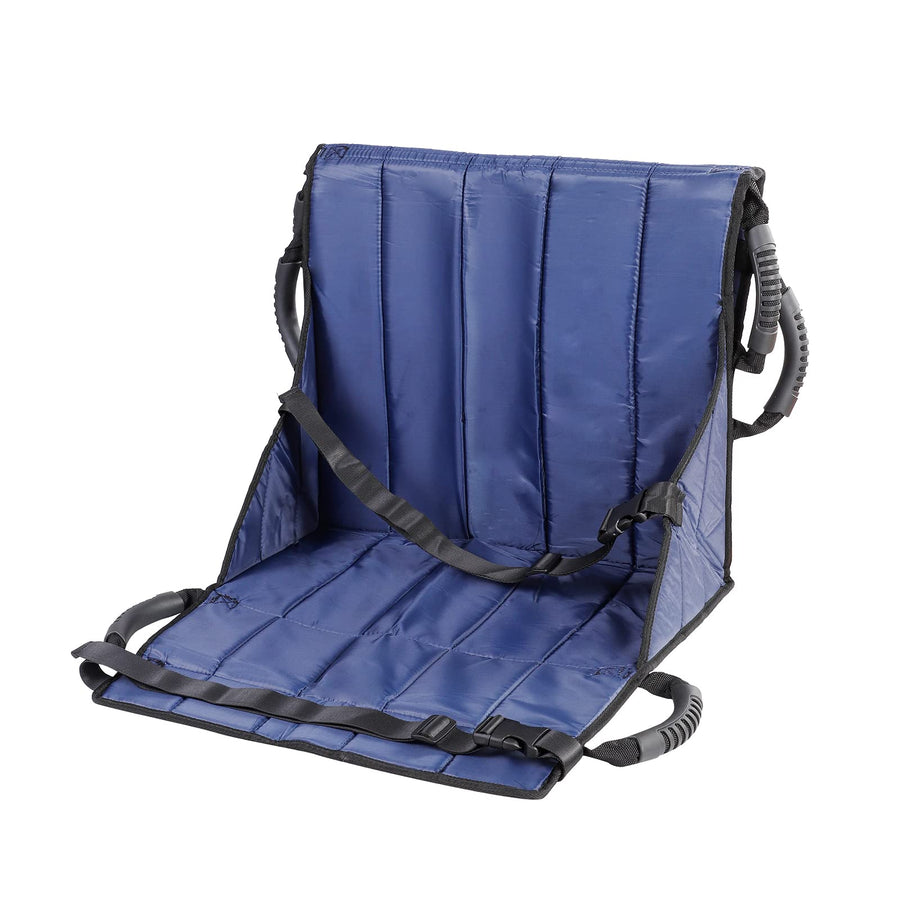 Transfer Board for Wheelchair, Emergency Evacuation Chair Lift Belt Safe Sliding Board for The Elderly, Handicapped and Bedridden, Home Use Disabled Pad Up & Down Stairs Medical Padded