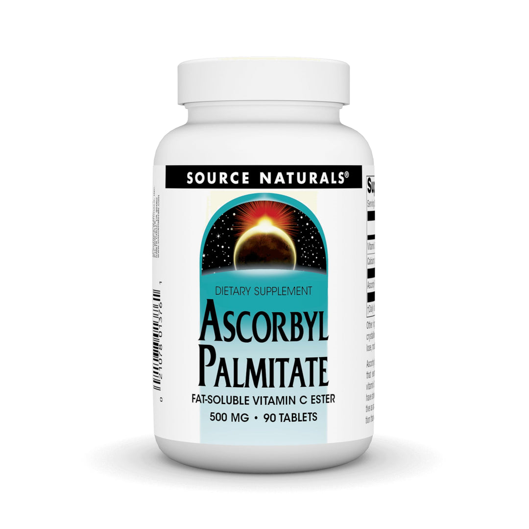 Ascorbyl Palmitate 500mg Fat-Soluble Vitamin C Ester Supplement - 90 Tablets