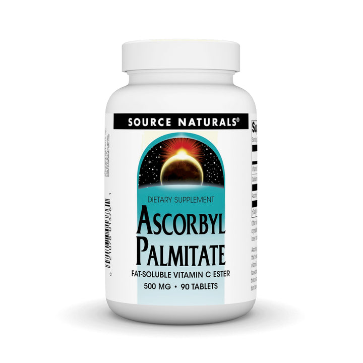 Ascorbyl Palmitate 500mg Fat-Soluble Vitamin C Ester Supplement - 90 Tablets