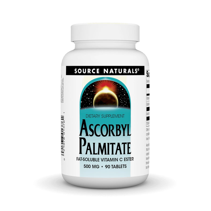 Ascorbyl Palmitate 500mg Fat-Soluble Vitamin C Ester Supplement - 90 Tablets