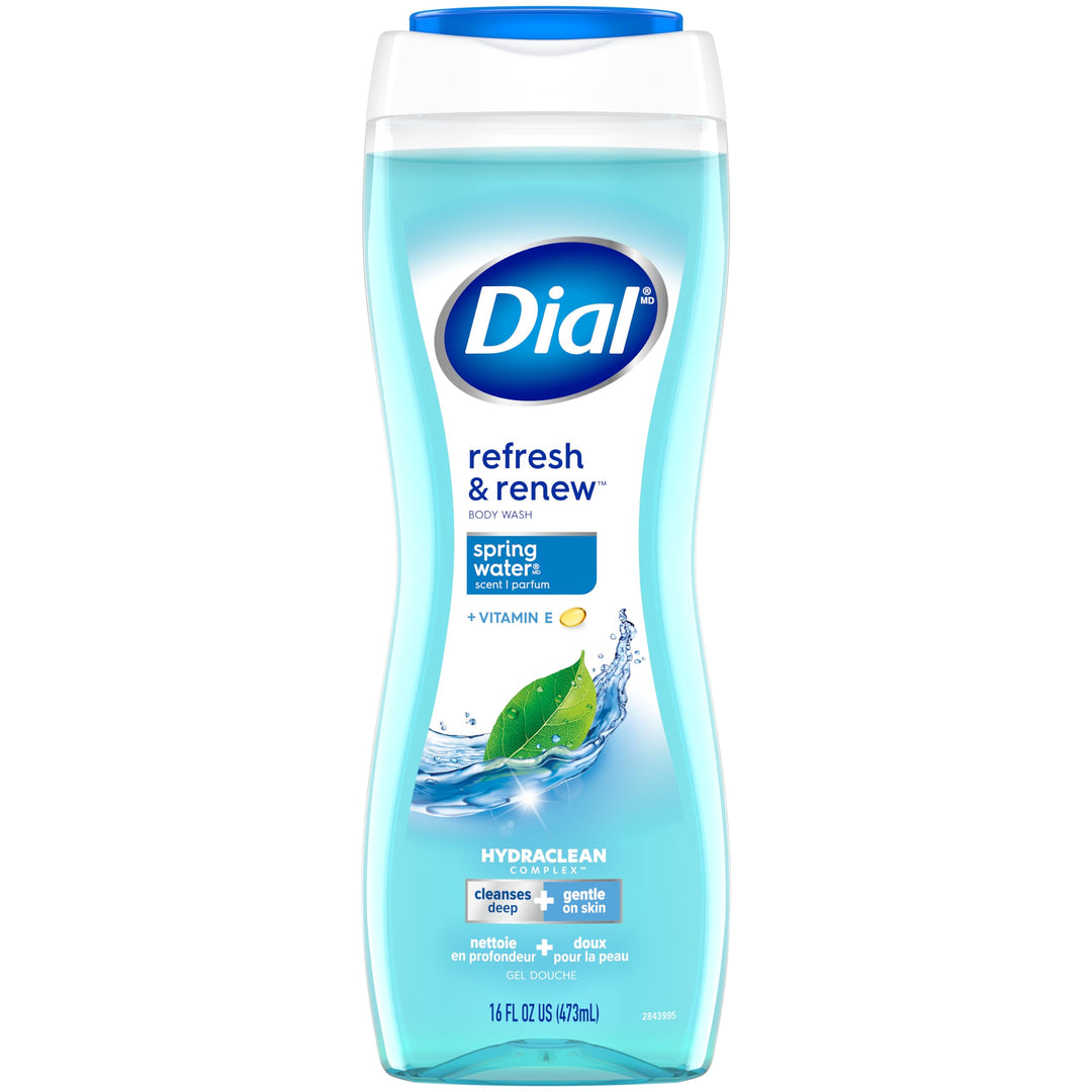Body Wash, Refresh & Renew Spring Water, 16 fl oz