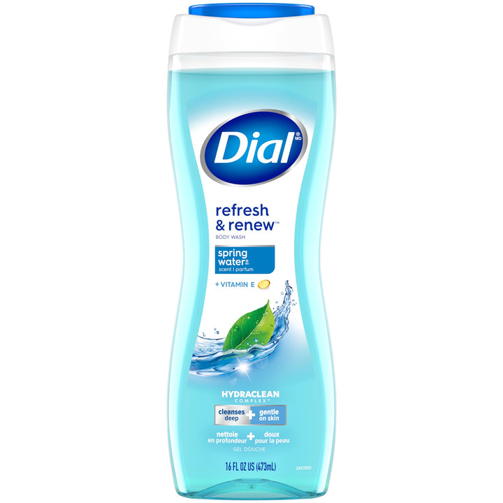 Body Wash, Refresh & Renew Spring Water, 16 fl oz