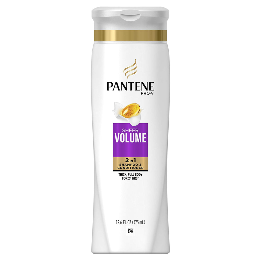 Pro-V 2 in 1 Shampoo & Conditioner, Sheer Volume with Collagen, 12.6 Ounce