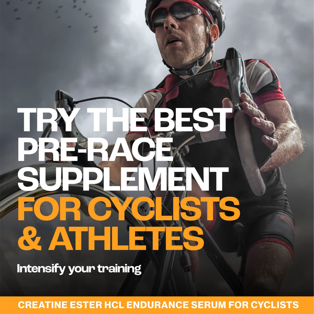 Cyclist-Optimized Creatine Serum. Amplifies Cycling Sports Performance, Boosts Nitric Oxide Levels, Stamina, Energy, Endurance & Focus. Fights Fatigue & Lactic Acid Build Up. Cherry, 5.1 Fl Oz