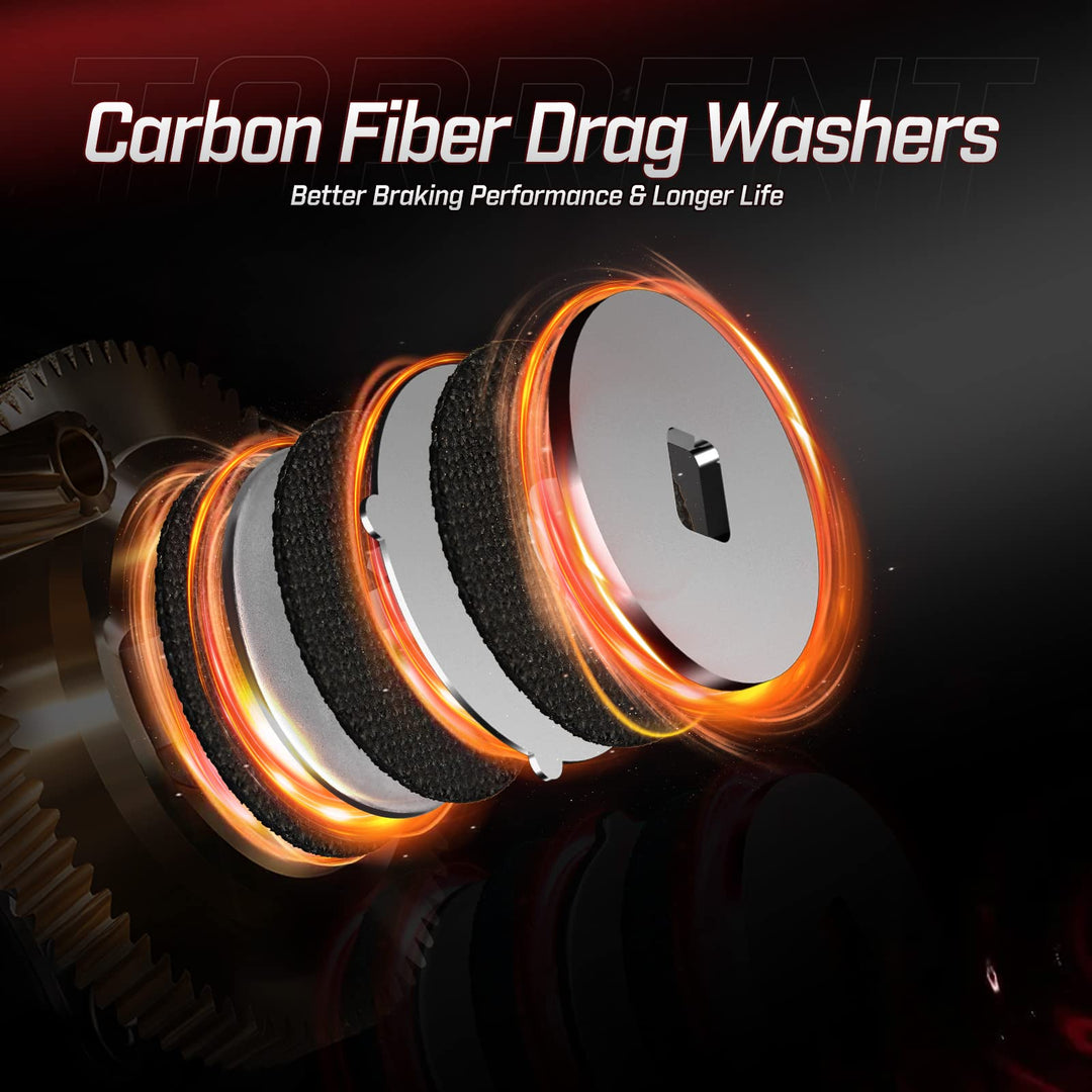 Torrent Baitcasting Reel 18LB Carbon Fiber Drag Baitcasters Unequaled Affordable High-tech Innovation Baitcast Fishing Reels