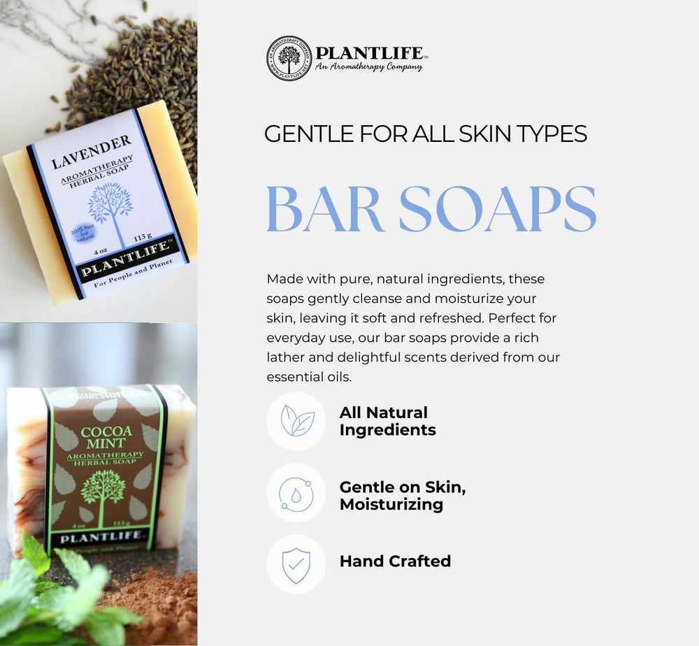 Handmade Herbal Soap Bar with Natural Ingredients - Deep Cleanse for Face, Body, Hands - Oatmeal Almond - 4 oz