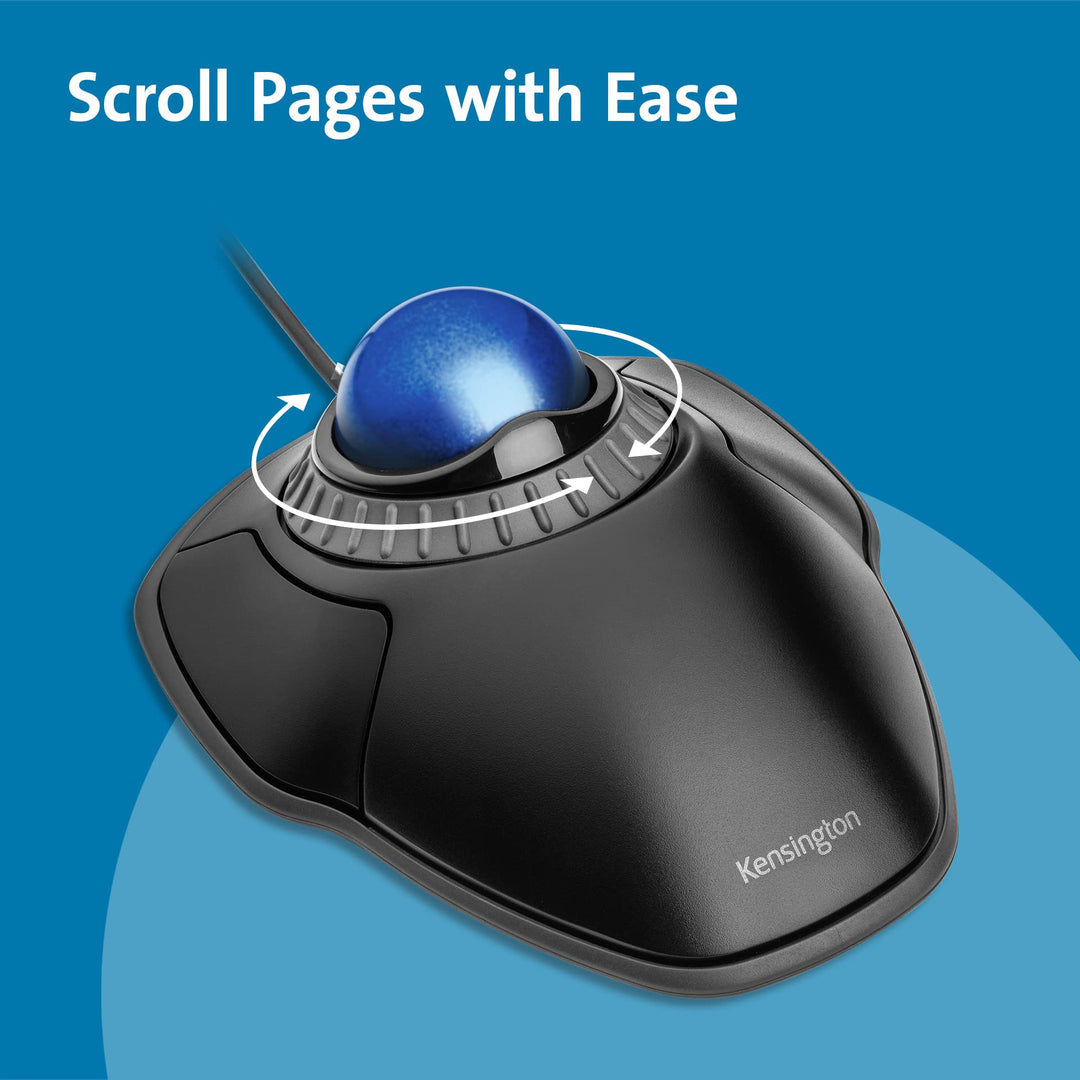 Orbit Trackball Mouse with Scroll Ring (K72337US), 4 1/2X5 1/2X2