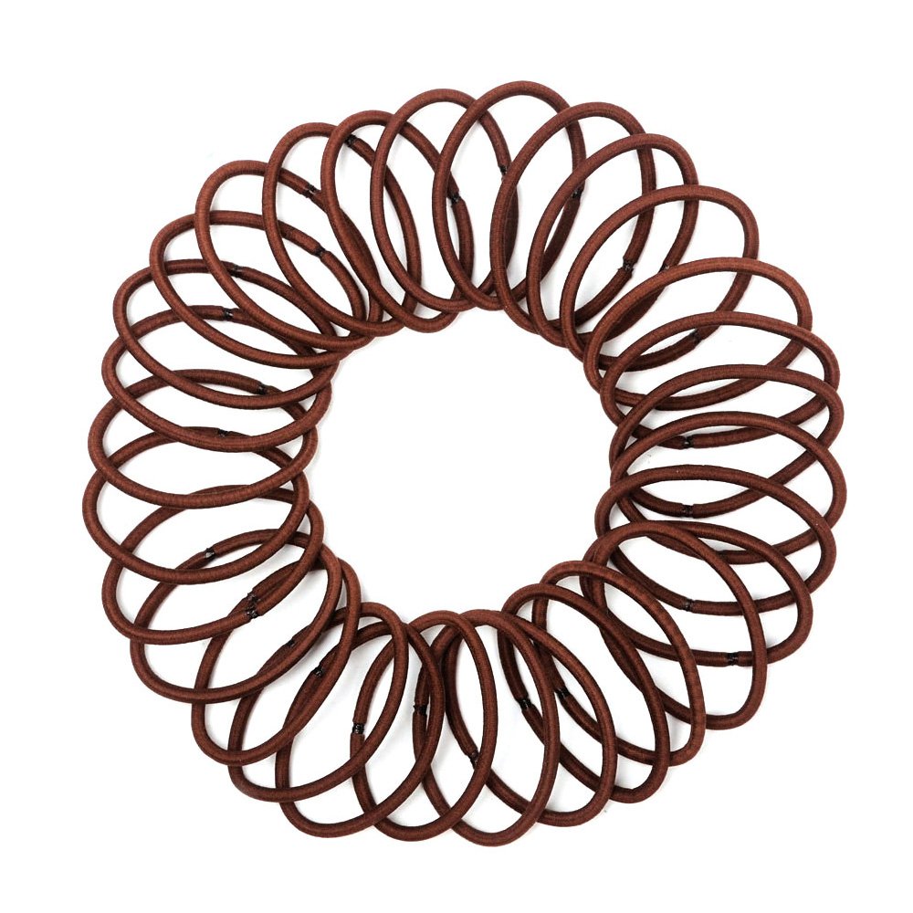 Goody Ouchless No Metal Elastics, Chocolate Cake, 30 Count