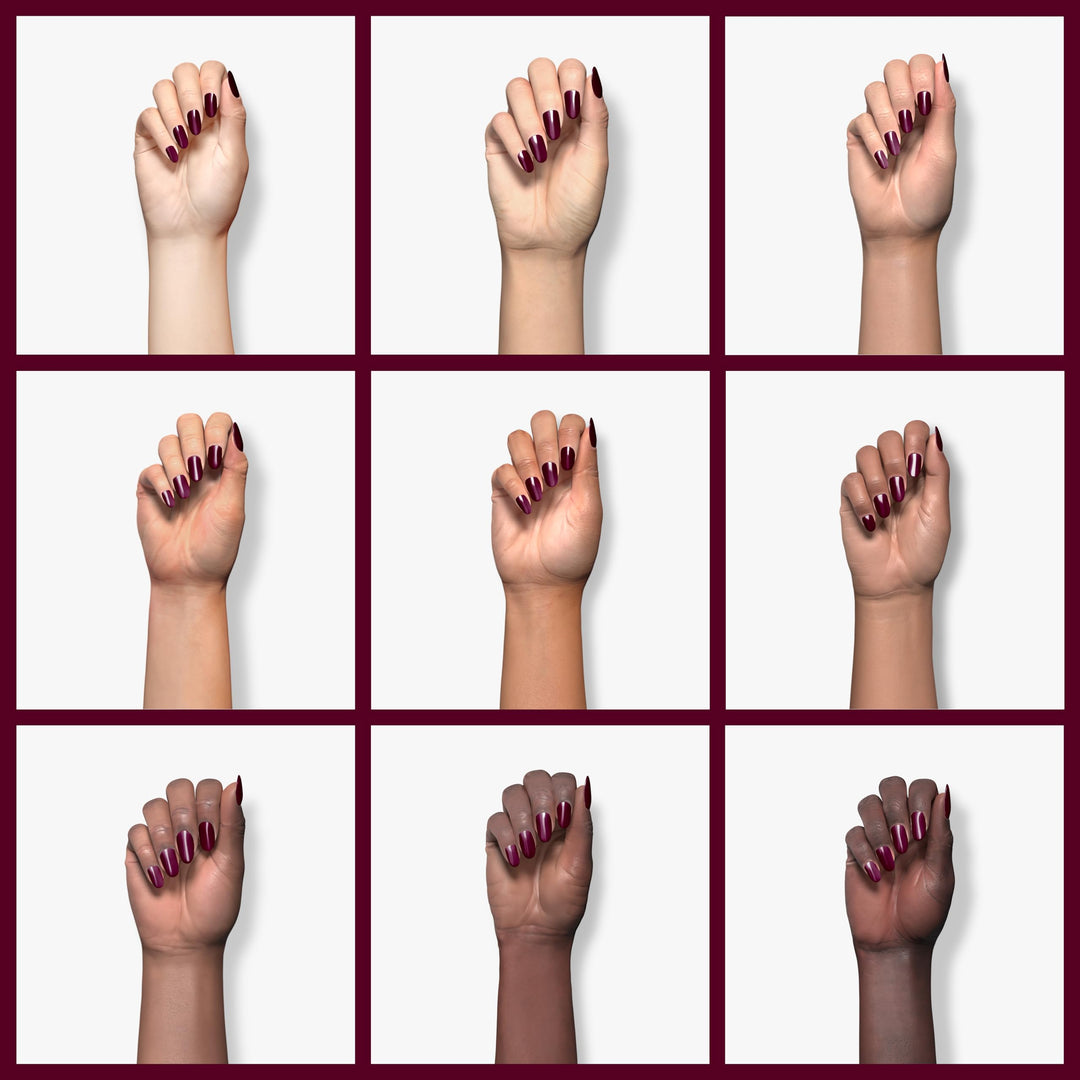 Revlon Nail Enamel, Chip Resistant Nail Polish, Glossy Shine Finish, in Plum/Berry, 570 Vixen, 0.5 oz
