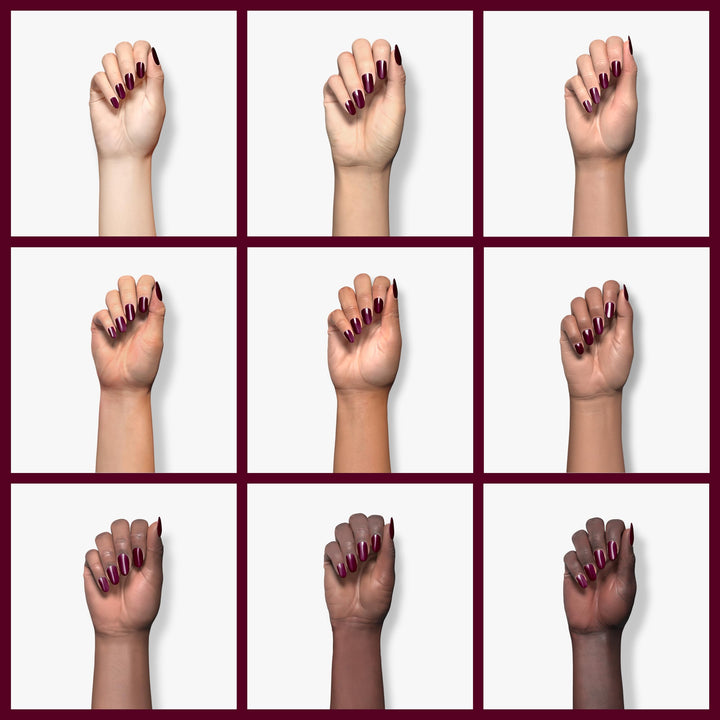 Revlon Nail Enamel, Chip Resistant Nail Polish, Glossy Shine Finish, in Plum/Berry, 570 Vixen, 0.5 oz