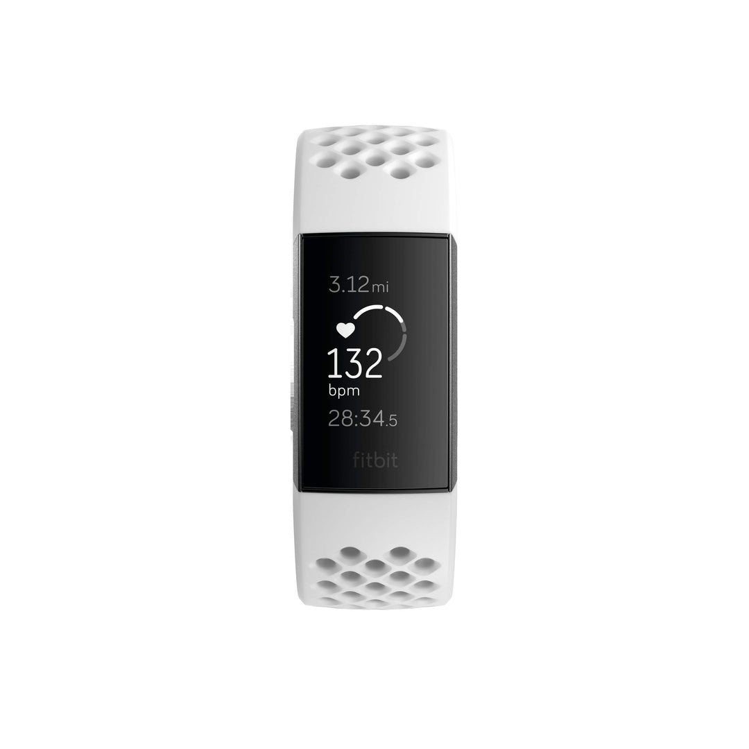 Charge 3 SE Fitness Activity Tracker Graphite/White Silicone, One Size (S and L Bands Included),1 Count (Pack of 1)