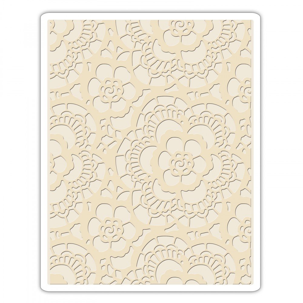 Folder 661824 Texture Fades Embossing, Lace