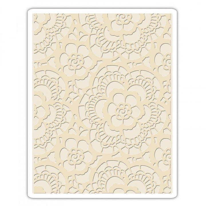 Folder 661824 Texture Fades Embossing, Lace