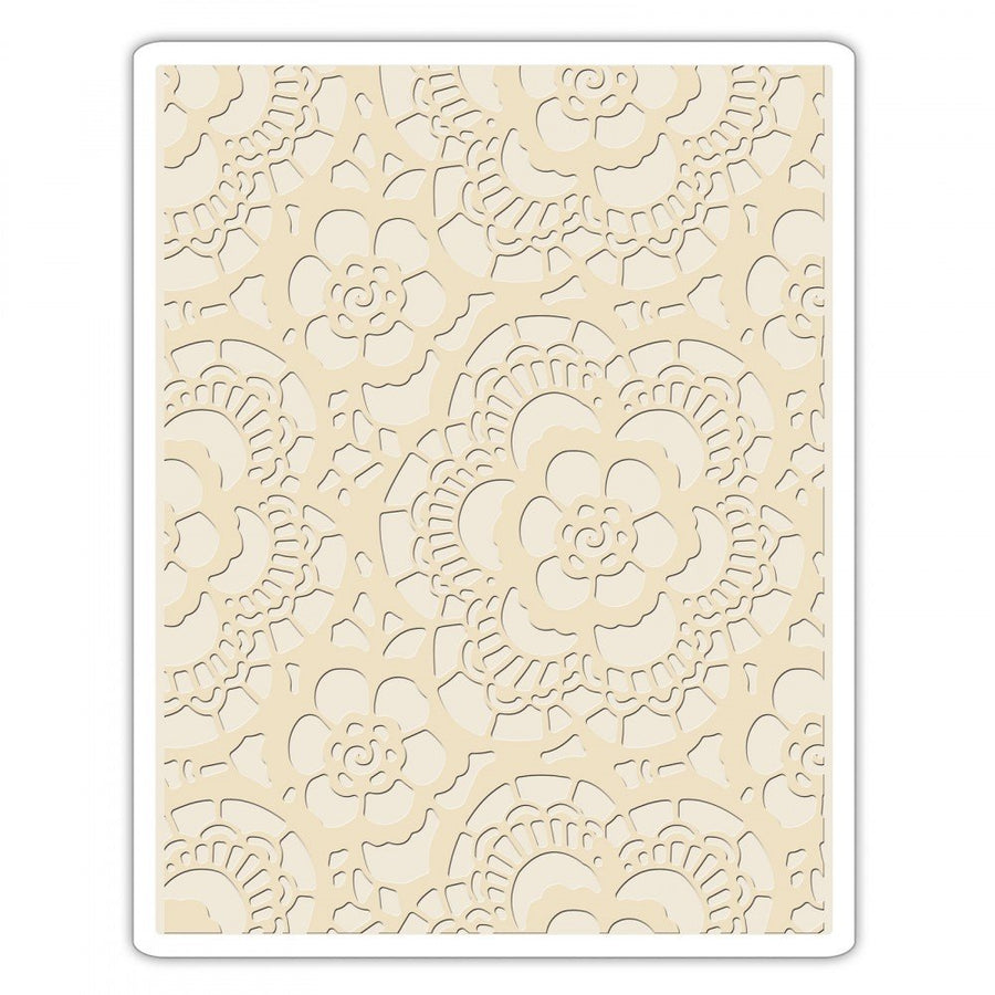 Folder 661824 Texture Fades Embossing, Lace